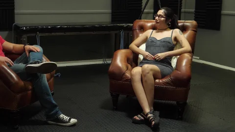 When Lucy Sunflower Meets The World's Best First Gangbang