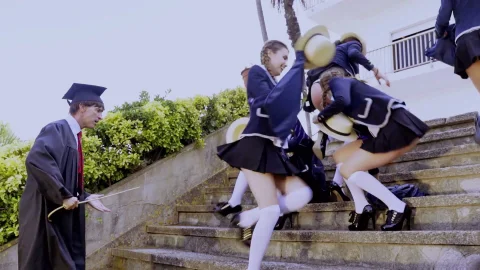 harmony films: Backdoor with Mr. Headmaster